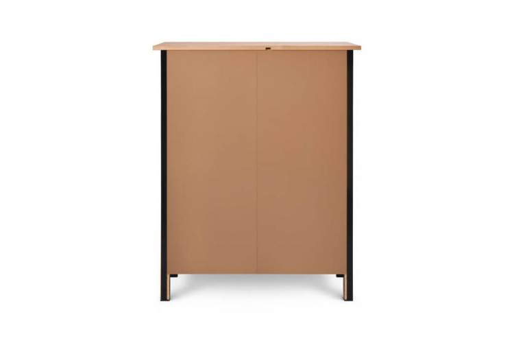 Комод КЫМОР 6 ящиков Черный/Светло-коричневый-12