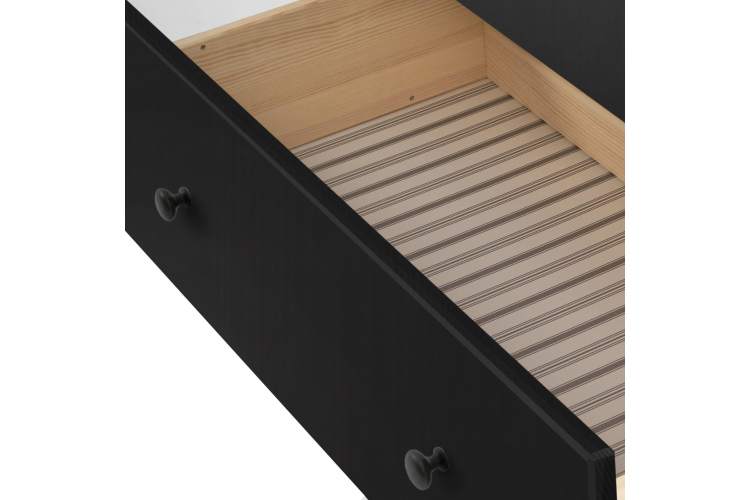 Комод ТИРАНА 6 ящиков Черный-9