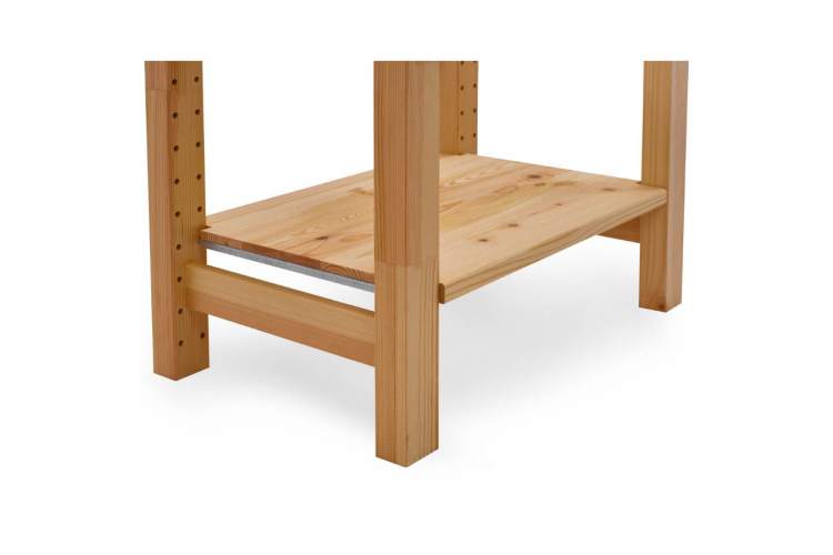 Этажерка УДОРА 5 полок 49х210х30 Светло-коричневый-7