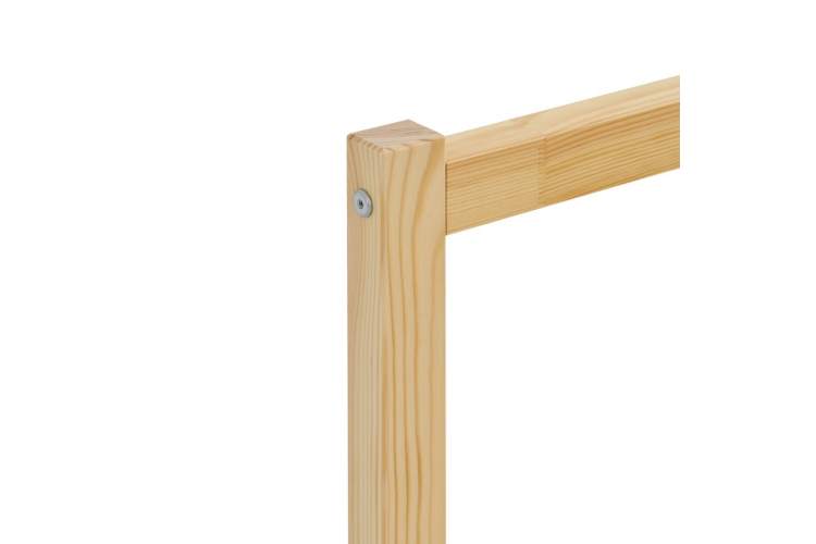 Кровать УСКАР 140х200 Прозрачный лак-9