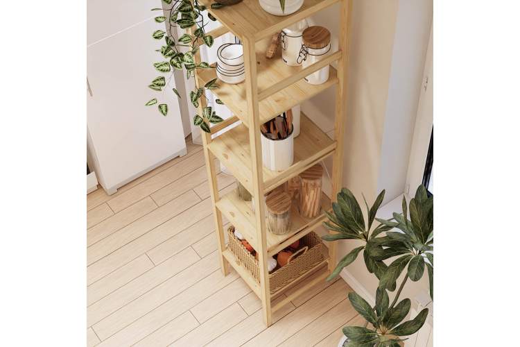 Этажерка УДОРА 5 полок 49х179х30 Без отделки-4