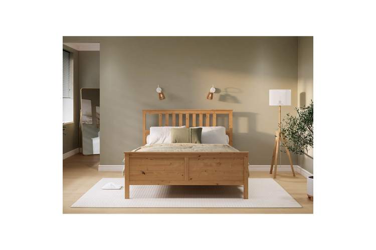 Кровать КЫМОР 160x200 Светло-коричневый-2