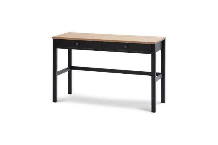 Письменный стол КЫМОР 121x47 Черный/Светло-коричневый-6