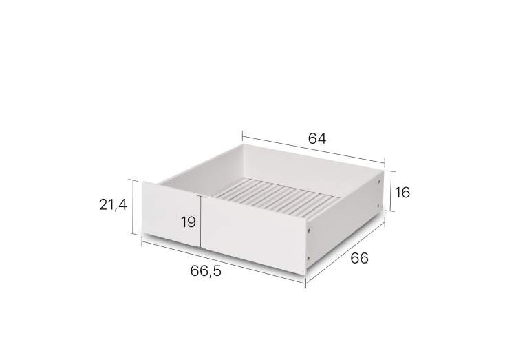 Ящик для хранения КЫМОР Белый-11