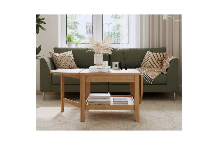 Журнальный стол ВУХТЫМ 140х65 Светло-коричневый-2