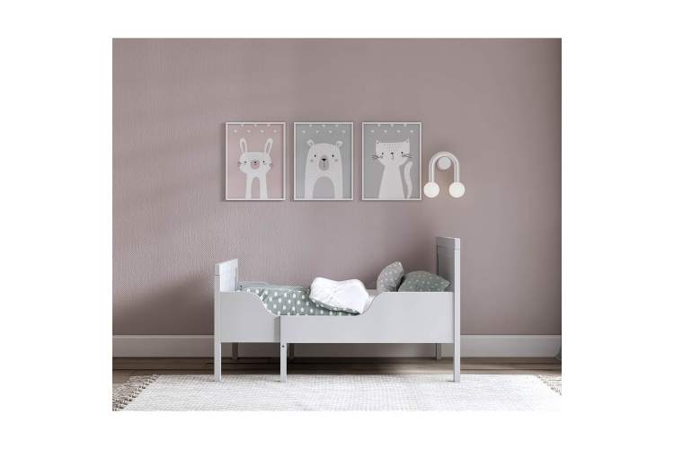 Кровать раздвижная КОЧ 80х200 Светло-серый-5