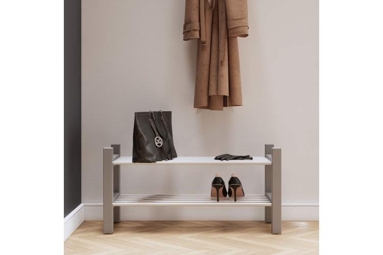 Полка для обуви МИЧА Серый-2