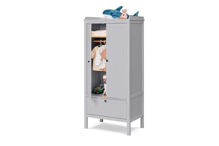 Шкаф-комби КОЧ 1 ящик Светло-серый-9