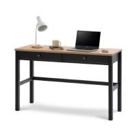 Письменный стол КЫМОР 121x47 Черный/Светло-коричневый