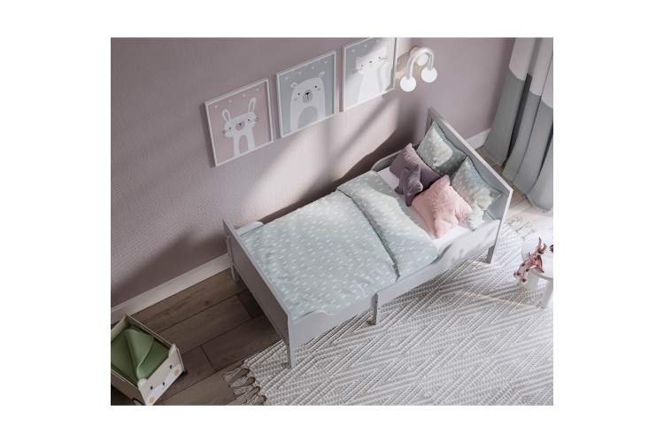 Кровать раздвижная КОЧ 80х200 Светло-серый-4