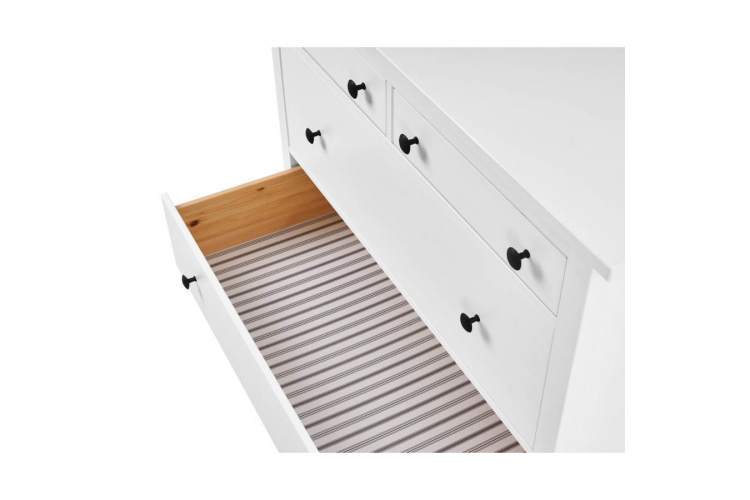 Комод КЫМОР 6 ящиков Белый-7