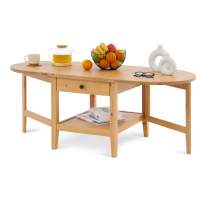 Журнальный стол ВУХТЫМ с ящиком 140х65 Светло-коричневый