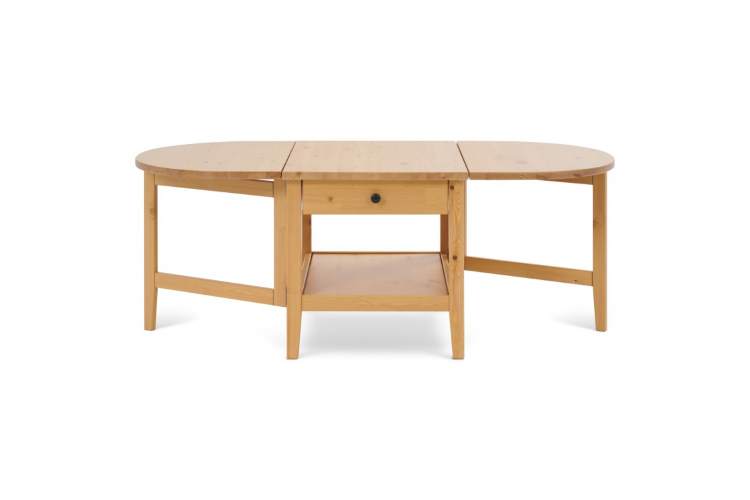 Журнальный стол ВУХТЫМ с ящиком 140х65 Светло-коричневый-8