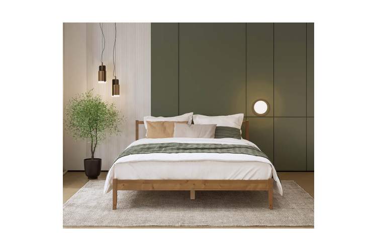 Кровать УСКАР 140х200 Коричневый-2