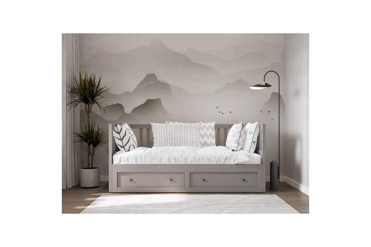 Кровать-тахта КЫМОР 80x200 Серый-2