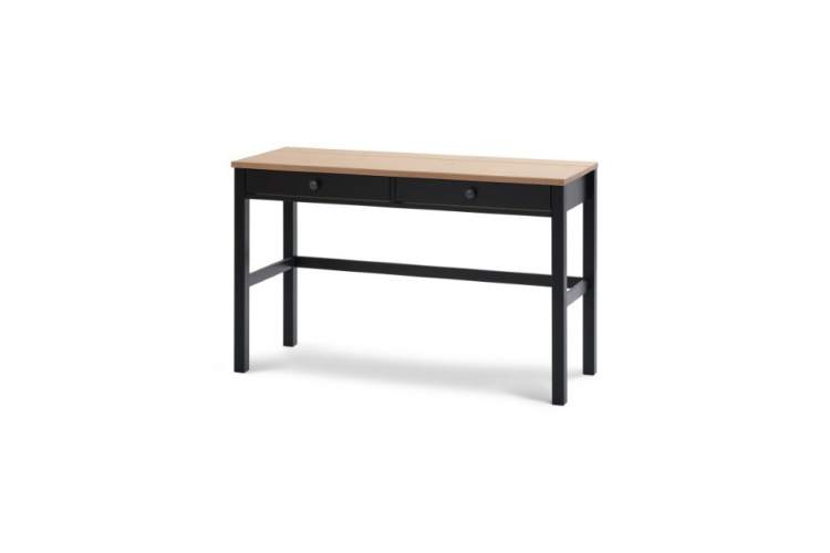 Письменный стол КЫМОР 121x47 Черный/Светло-коричневый-5
