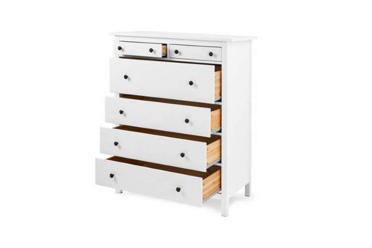 Комод КЫМОР 6 ящиков Белый-4