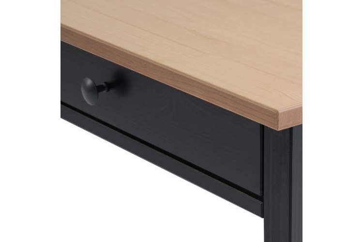 Письменный стол КЫМОР 121x47 Черный/Светло-коричневый-9