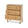 Комод ТИРАНА 3 ящика Светло-коричневый
