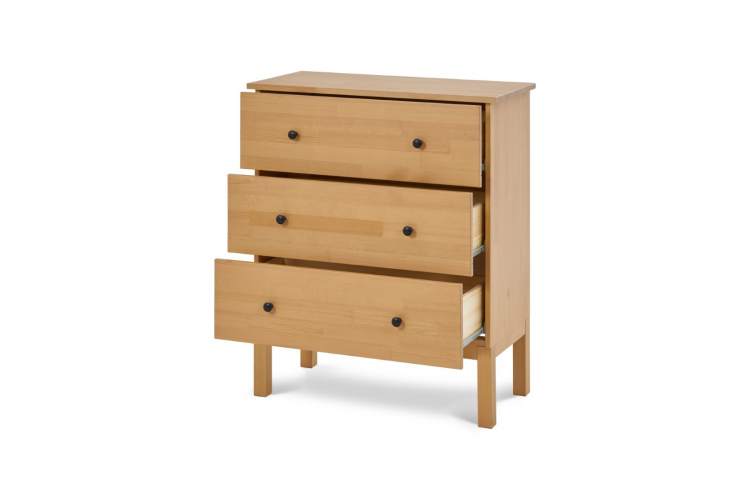 Комод ТИРАНА 3 ящика Светло-коричневый-4
