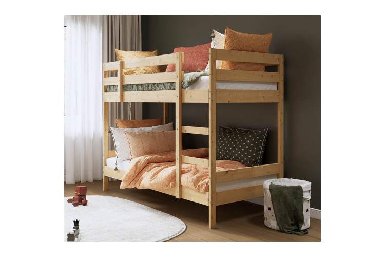 Двухъярусная кровать ОШ 90x200 Светло-коричневый-3