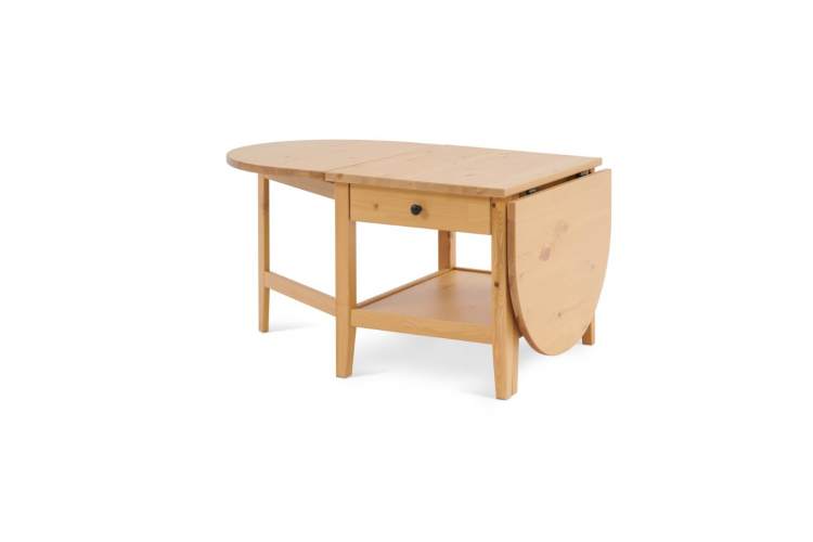 Журнальный стол ВУХТЫМ с ящиком 140х65 Светло-коричневый-6