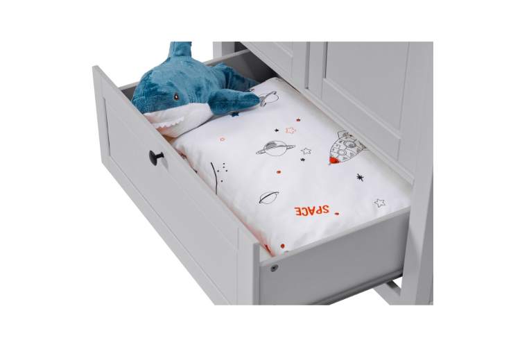 Шкаф-комби КОЧ 1 ящик Светло-серый-19