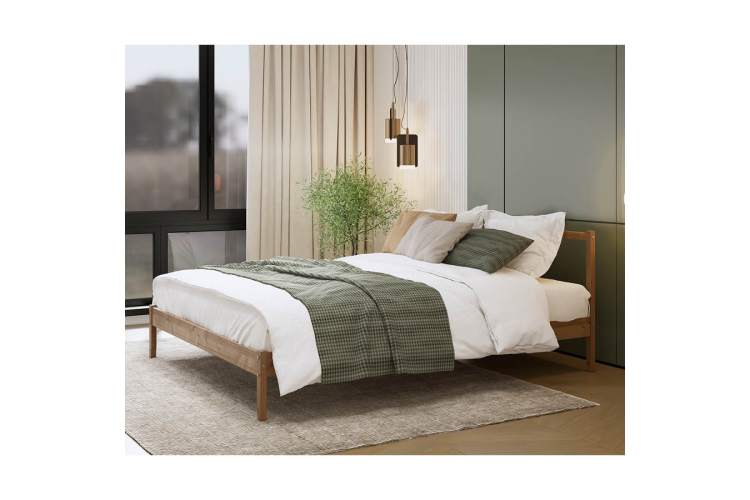 Кровать УСКАР 140х200 Коричневый-3