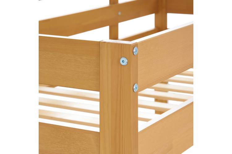 Двухъярусная кровать ОШ 90x200 Светло-коричневый-8