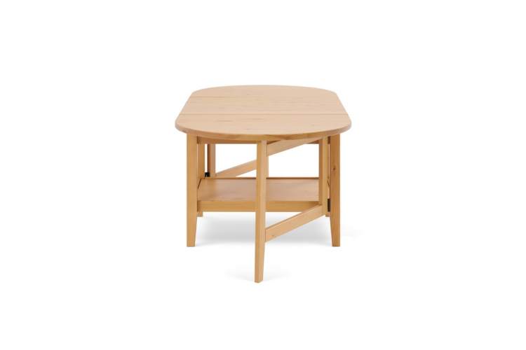 Журнальный стол ВУХТЫМ с ящиком 140х65 Светло-коричневый-15