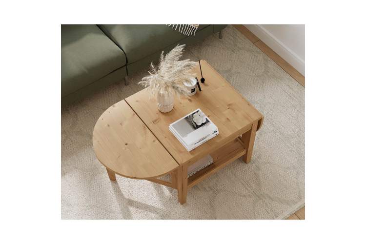 Журнальный стол ВУХТЫМ 140х65 Светло-коричневый-4