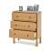 Комод ТИРАНА 3 ящика Светло-коричневый
