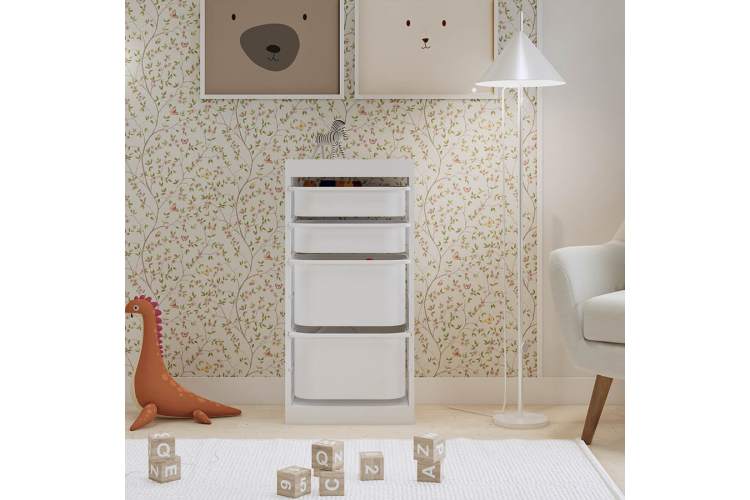 Каркас стеллажа СЫНОД 44х91х30 Белый-3