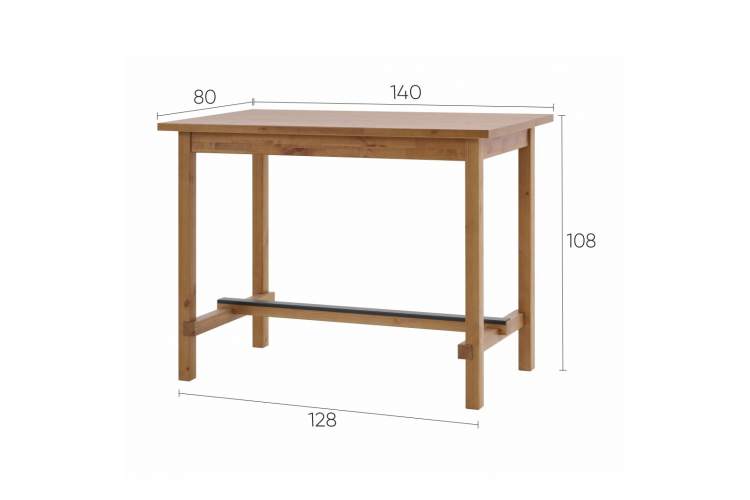 Барный стол ТОЛЫСЬ 140x80-11