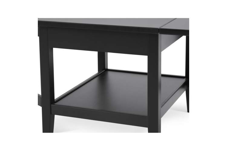 Журнальный стол ВУХТЫМ 140х65 Черный-13