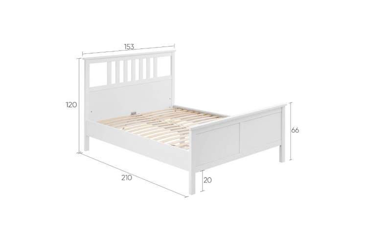 Кровать КЫМОР 140x200 Белый-12