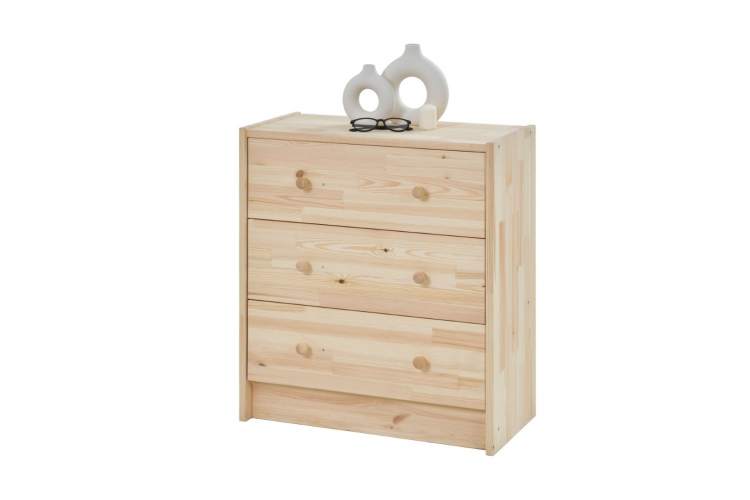 Комод РЫТЫВ 3 ящика Без отделки