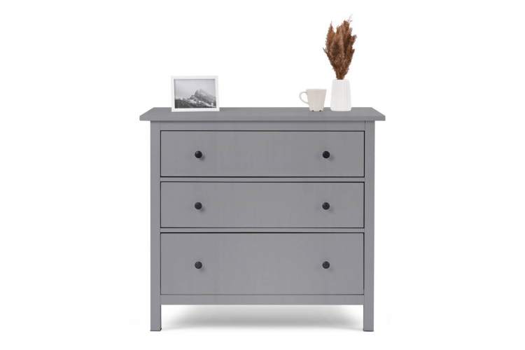 Комод КЫМОР 3 ящика Серый-1