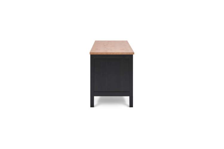 ТВ-тумба КЫМОР 124 Черный/Светло-коричневый-8