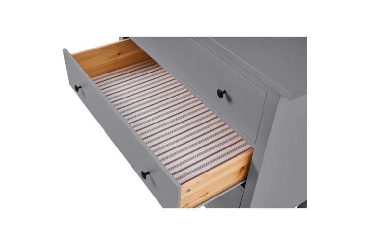 Комод КЫМОР 3 ящика Серый-3