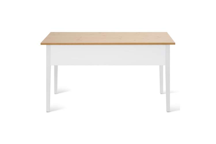 Письменный стол ВУХТЫМ 140x70 Белый/Светло-коричневый-14
