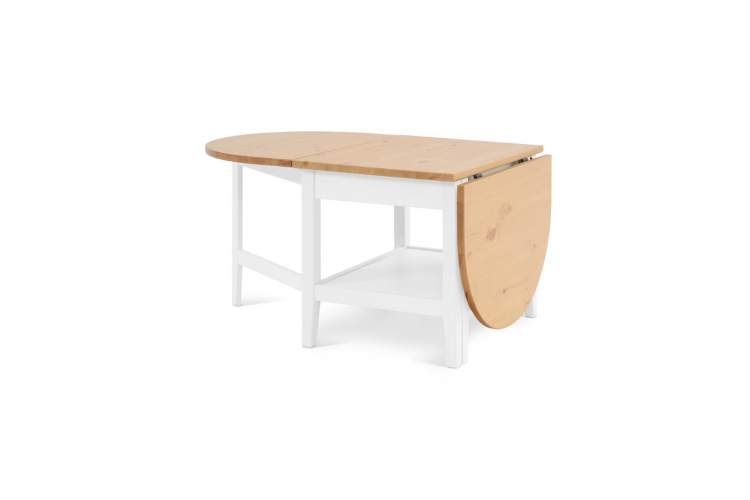 Журнальный стол ВУХТЫМ 140х65 Белый/Светло-коричневый-7