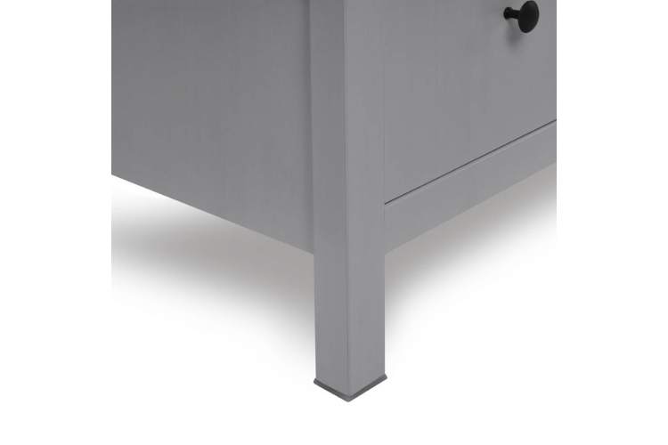 Комод КЫМОР 3 ящика МИНИ Серый/Светло-коричневый-4