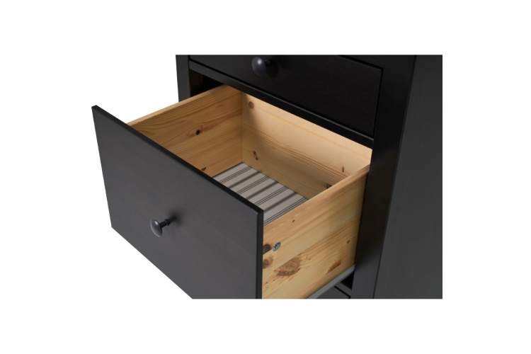 Комод КЫМОР 5 ящиков Черный-7