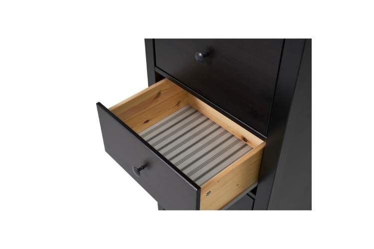 Комод КЫМОР 5 ящиков Черный-8