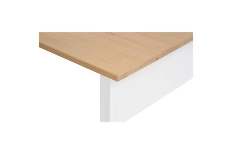 Письменный стол ВУХТЫМ 140x70 Белый/Светло-коричневый-11