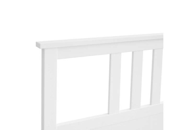 Кровать КЫМОР 140x200 Белый-9