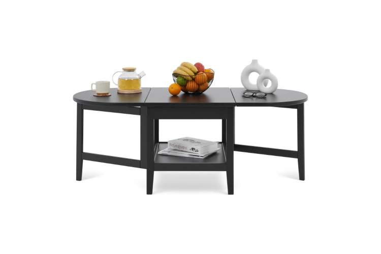 Журнальный стол ВУХТЫМ 140х65 Черный-1