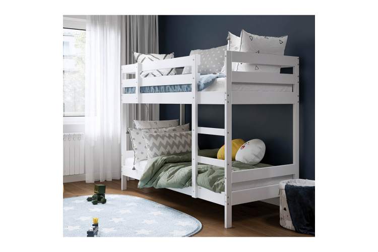 Двухъярусная кровать ОШ 90x200 Белый-3