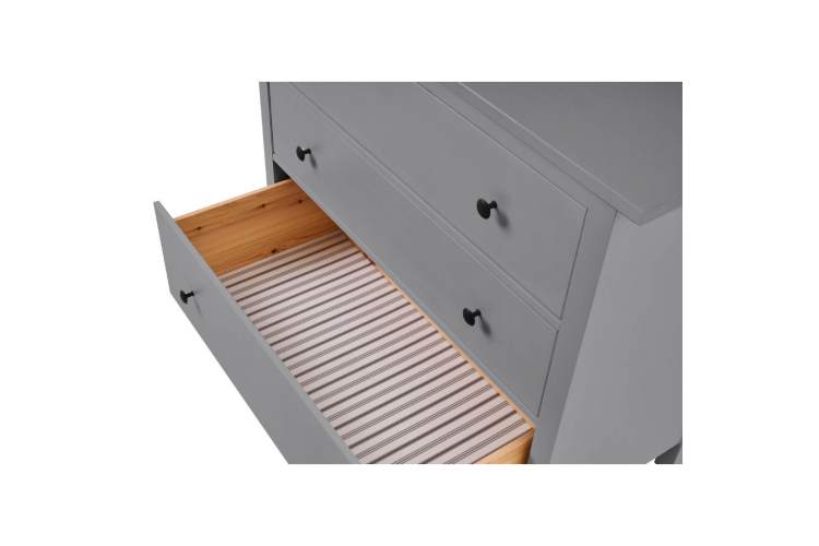 Комод КЫМОР 3 ящика Серый-4